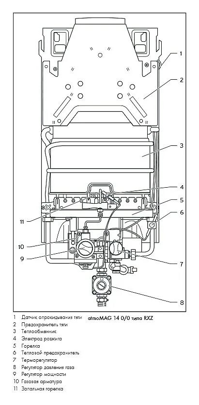 Подключение газовой колонки vaillant Vaillant atmoMAG exclusiv OE 14-0/0 RXZ 9,8-24,4 кВт газовый водонагреватель про