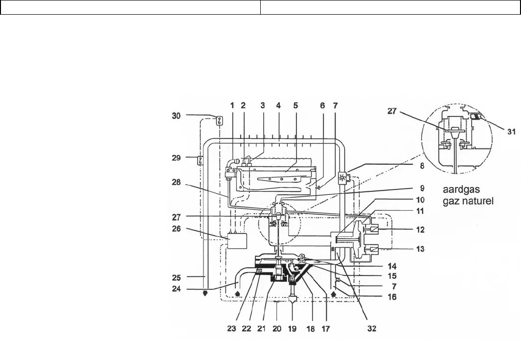 Подключение газовой колонки юнкерс Manual Junkers WR 275 KG HYDROPOWER (page 10 of 16) (Dutch, French)