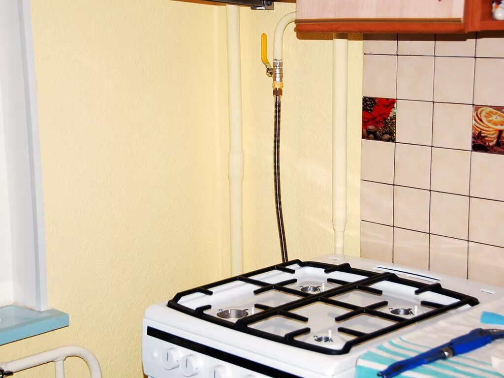 Подключение газовой плиты череповец Установка газовой плиты в квартире СЦ "ПриборМонтаж" СПБ