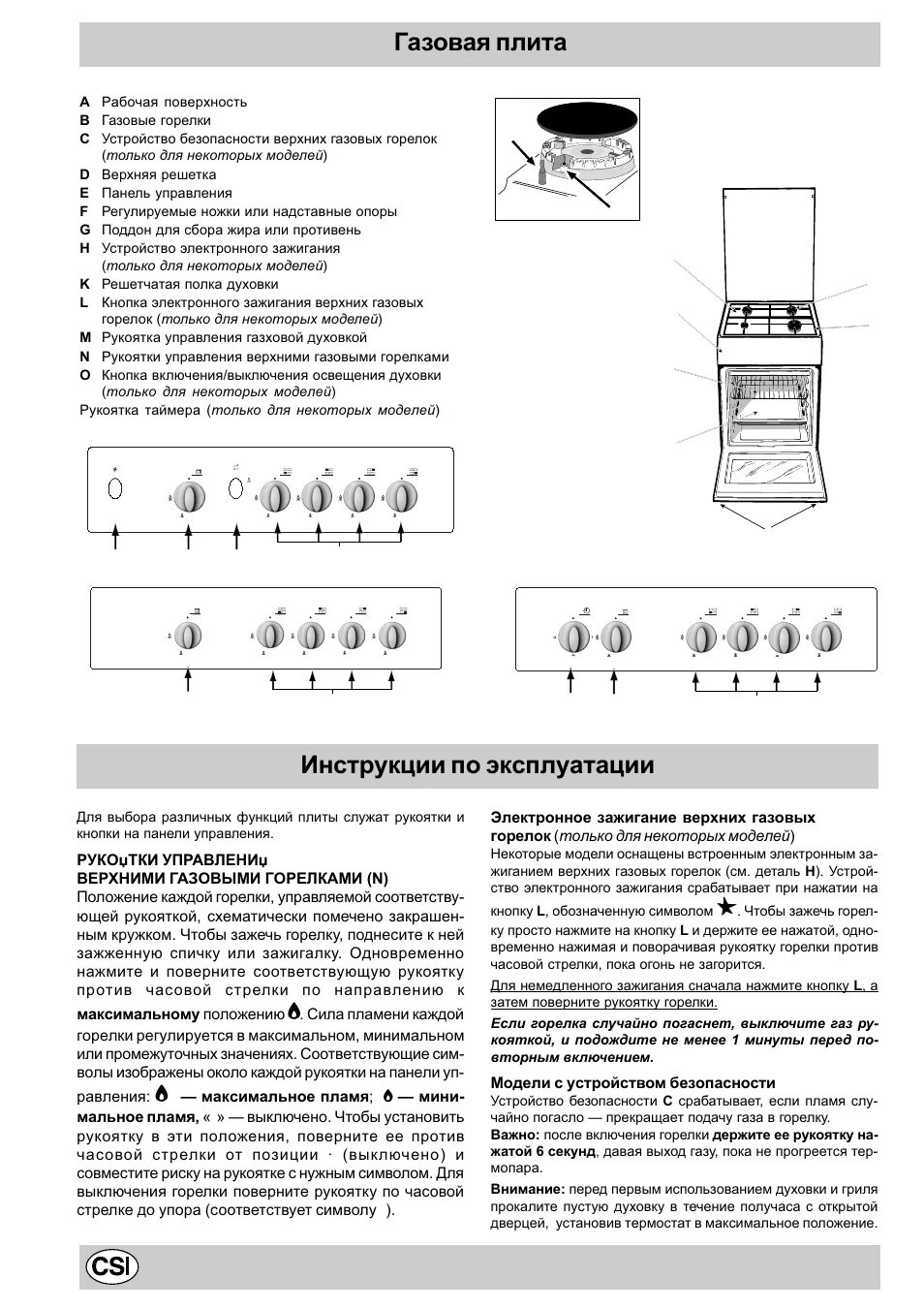 Подключение газовой плиты индезит Газовая плита, Инструкции по эксплуатации Инструкция по эксплуатации Indesit KJ1