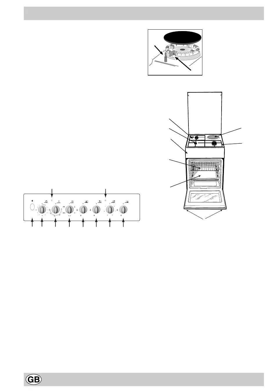 Подключение газовой плиты индезит The cooker with electric oven Инструкция по эксплуатации Indesit K1M11S/R Страни