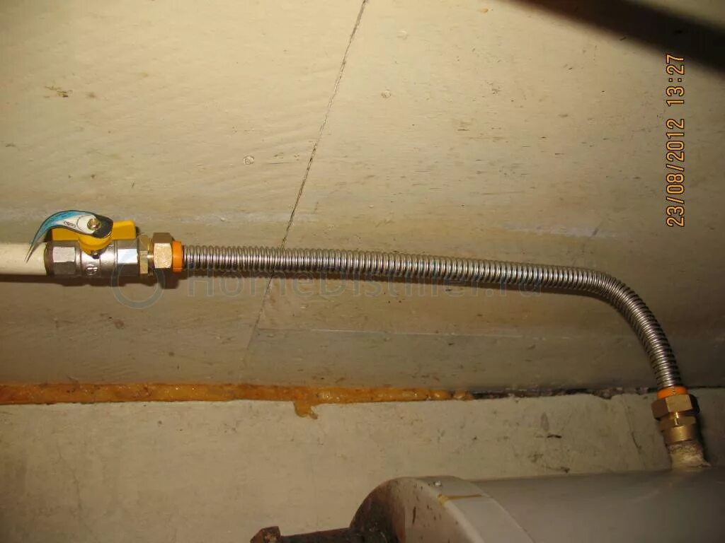 Подключение газовой подводки Гибкая подводка для газовой плиты. Страница 2.