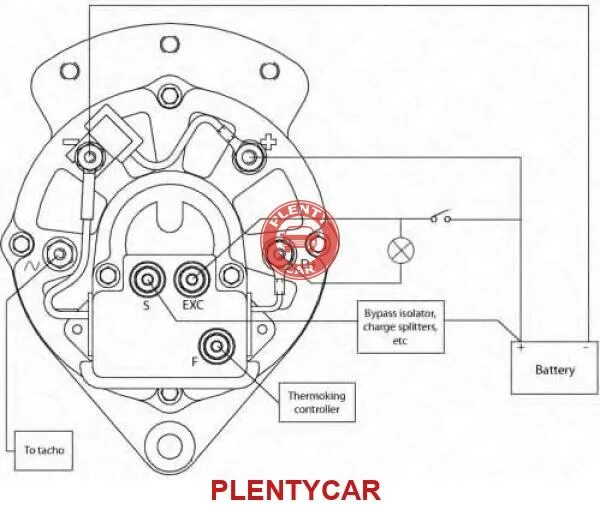 Подключение генератор d Генератор PRESTOLITE ELECTRIC 8MR2175F купить в интернет-магазине Plentycar.ru