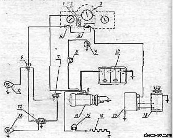 Подключение генератор т150 схема Схема трактора Т-16