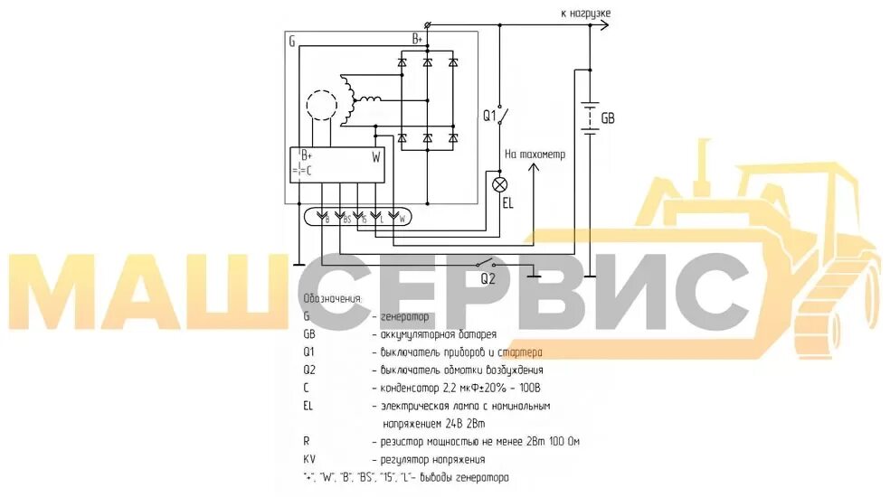 Подключение генератора 3771 камаз Генератор 236НЕ2, 6565 4512.3771-10 в Челябинске, купить в Москве, цена 8685 руб