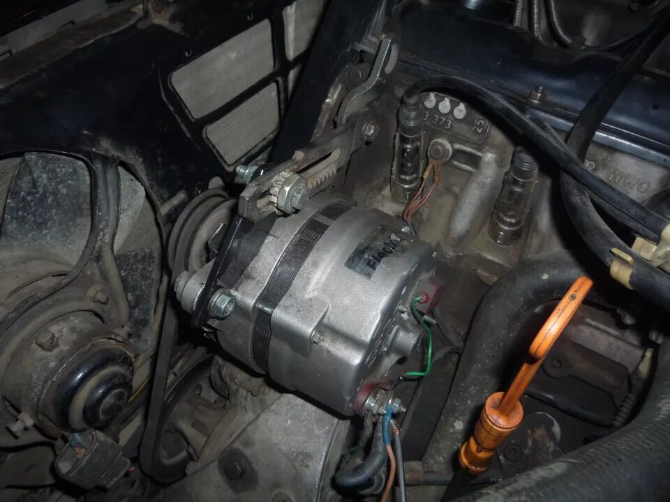 Подключение генератора ауди 80 б3 Генератор с OPELя. - Audi 80 (B3), 1,8 л, 1990 года своими руками DRIVE2