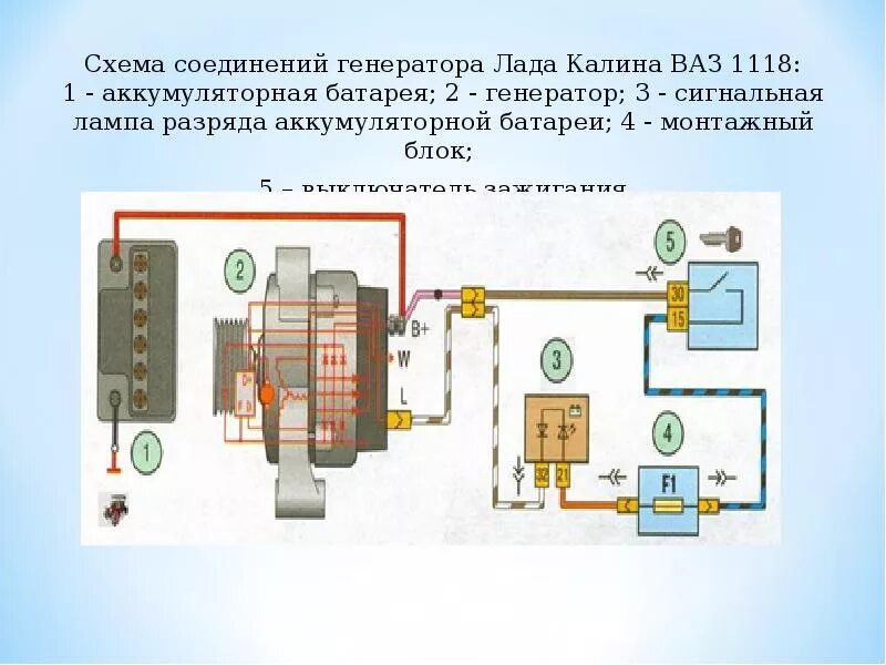 Подключение генератора автомобиль ваз Ответы Mail.ru: Помощь автоэлектрика.&#34; Заряд генератора&#34