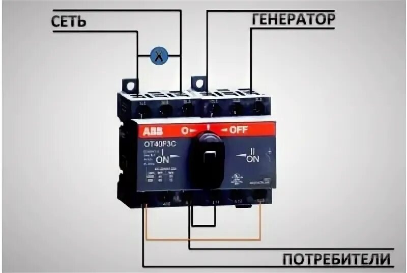 Подключение генератора через трехпозиционный переключатель Бензогенераторы как резервный источник питания и подключение