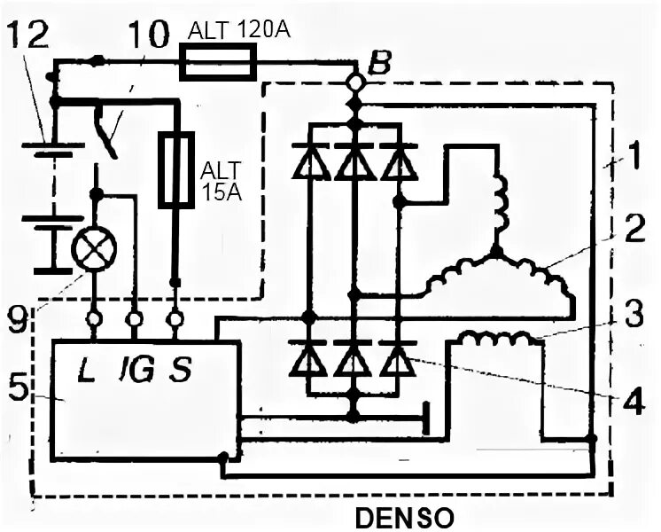 Подключение генератора denso Блог xakcagiehokc