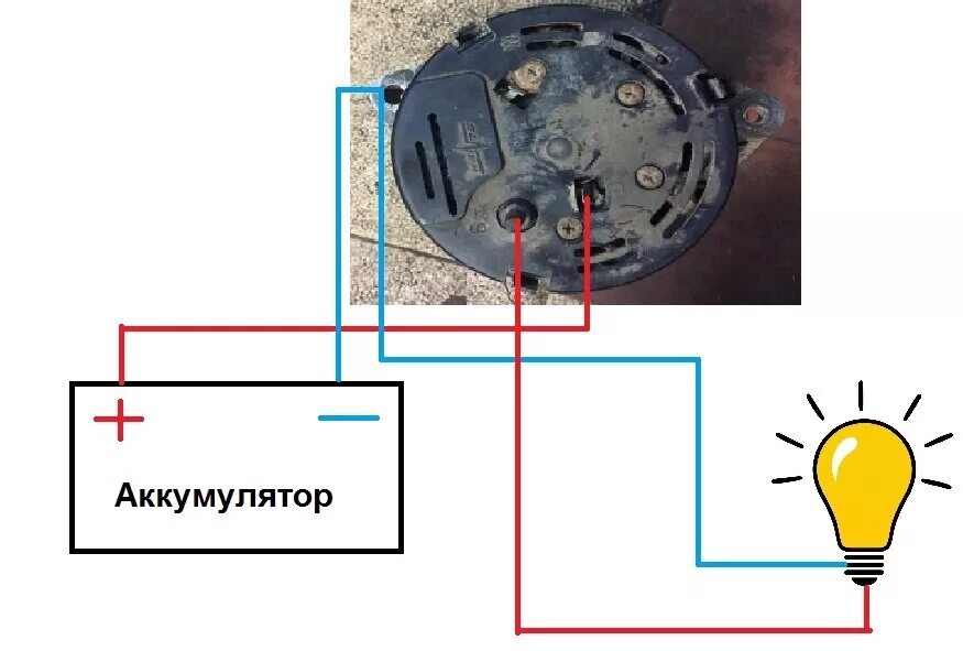 Подключение генератора для проверки Проверка автомобильного генератора без установки Инструменты и ремонт Дзен