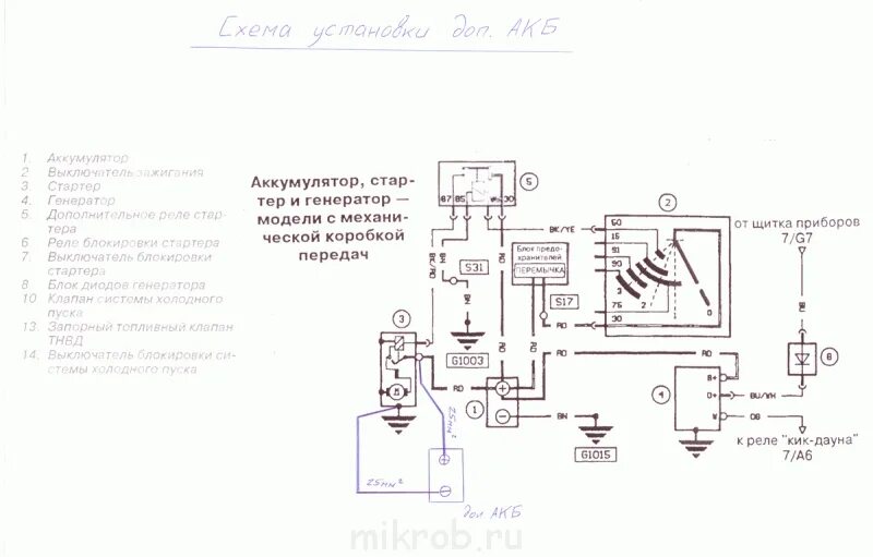 Подключение генератора форд транзит 2.5 Второй аккумулятор - Страница 15 - Клуб любителей микроавтобусов и минивэнов