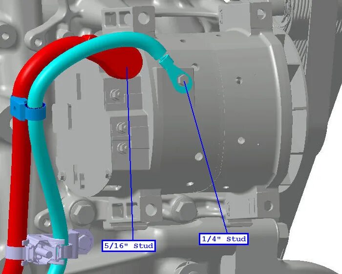 Подключение генератора фредлайнер Delco Remy 36SI Alternator