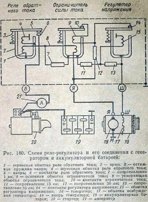 Подключение генератора газ 21 Замена реле-регулятор с газ 24-10 - ГАЗ 21, 2,4 л, 1961 года тюнинг DRIVE2