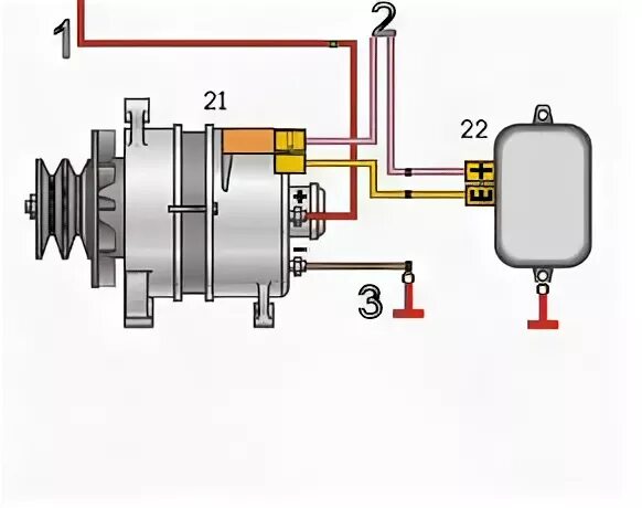 Подключение генератора газ 21 Как подключить генератор на уаз буханка 59 фото - KubZap.ru