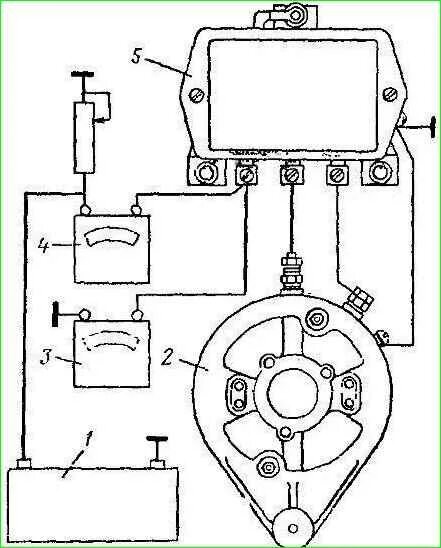 Подключение генератора газ 52 Relay voltage regulator car GAZ-66, GAZ-53