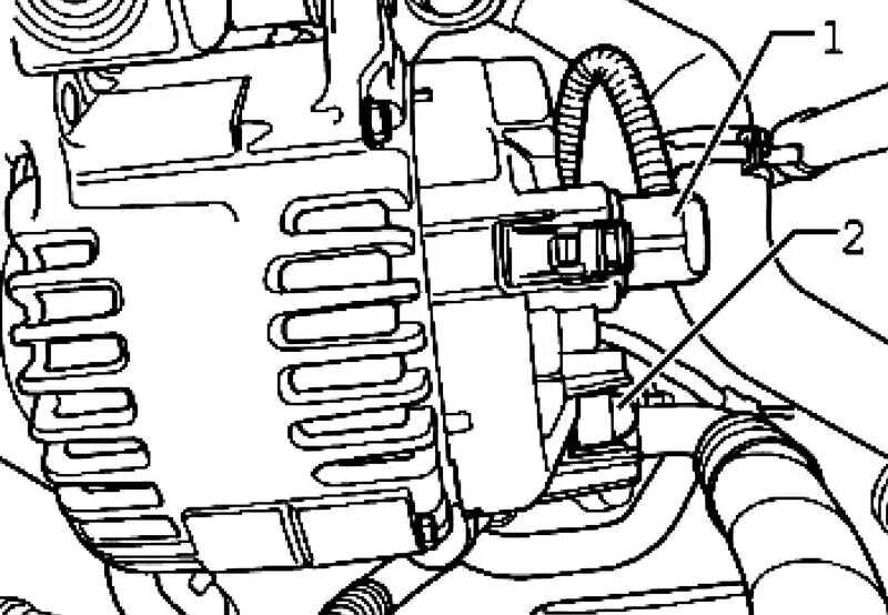 Подключение генератора гольф Фольксваген Пассат Б6. Снятие и установка трехфазного генератора, двигатель 1,6 