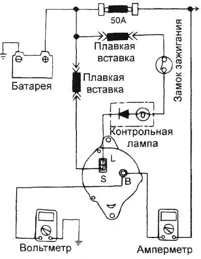 Подключение генератора хендай Праверка току, які выпрацоўваецца генератарам (Hyundai Getz 2002-2011: Электрааб