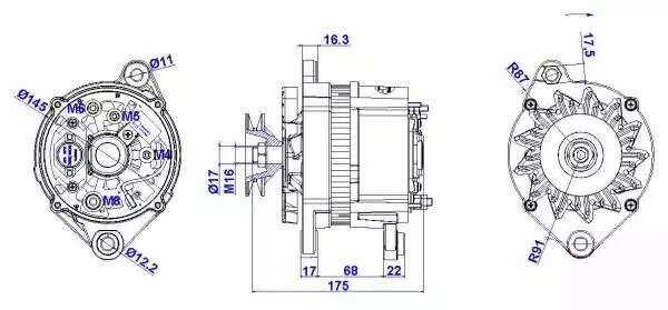 Подключение генератора ивеко Купить Генератор DELCO REMY 19025106 по низкой цене в интернет-магазине amry.ru