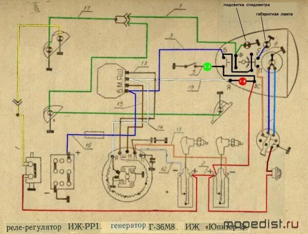 Подключение генератора иж Пин на доске комплект база Система зажигания, Радио, Катушка зажигания