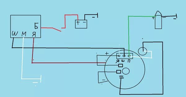 Подключение генератора иж юпитер 3 Ответы Mail.ru: подскажите будет ли работать зажигание мот. ИЖ П3 с такой схемой