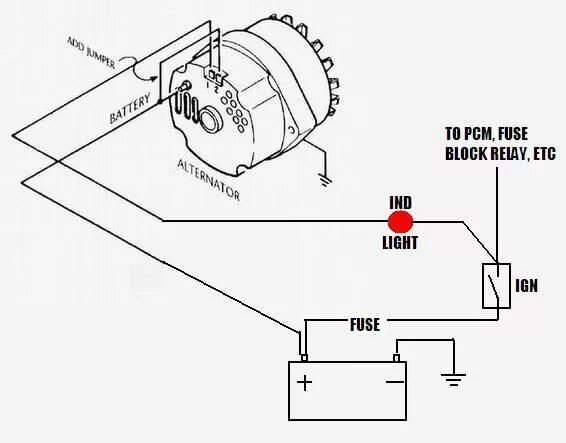 Подключение генератора jnd Pin di Roamer Rehab