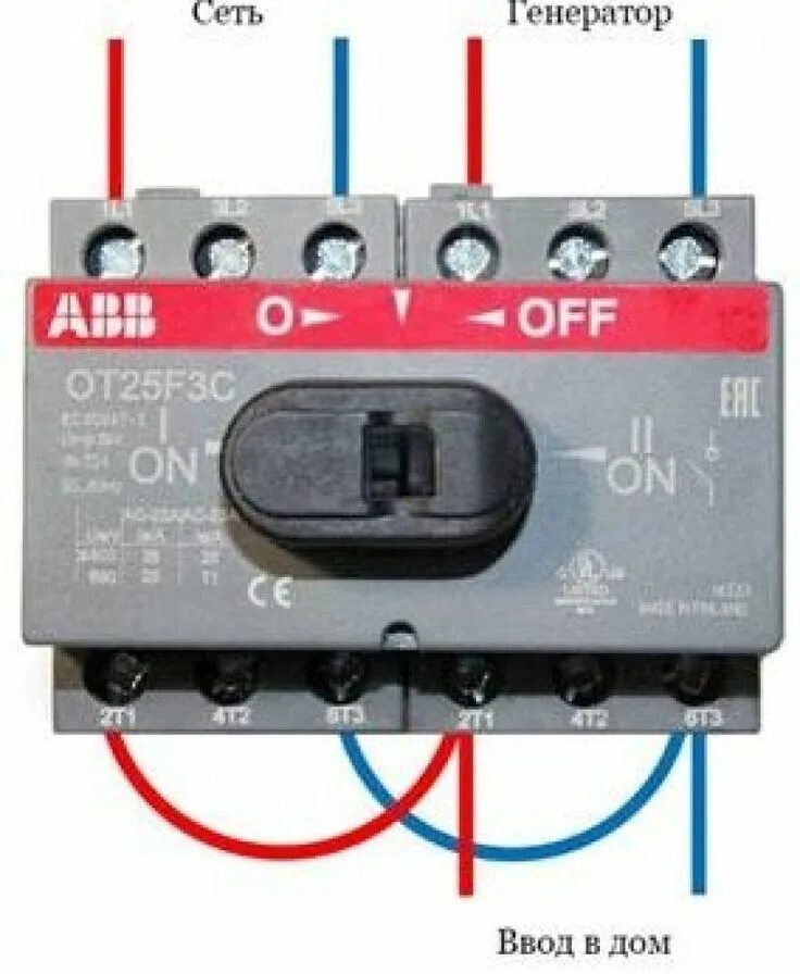 Подключение генератора к дому через реверсивный переключатель Трехпозиционный переключатель АВВ Country house, Electronic products, House
