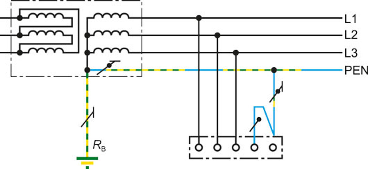 Подключение генератора к tn c s схеме Types of distribution systems for power supply