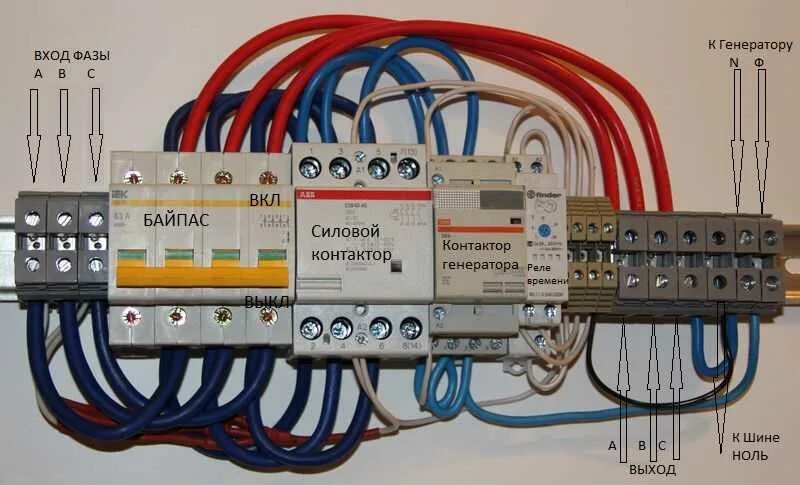 Подключение генератора к трехфазной сети 3 фазная сеть фото - DelaDom.ru