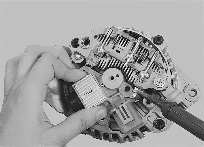 Подключение генератора киа спектра Ремонт Kia Spectra : Ремонт генератора
