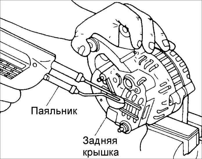 Подключение генератора киа спектра Ремонт Киа Сефия : Ремонт генератора Kia Sephia