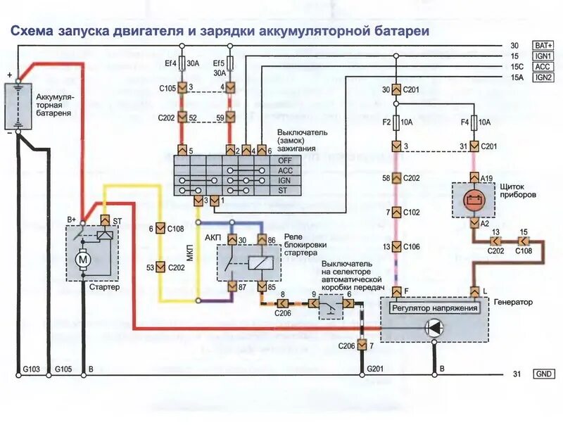 Подключение генератора лачетти Схемы электропитания ч1. - DRIVE2