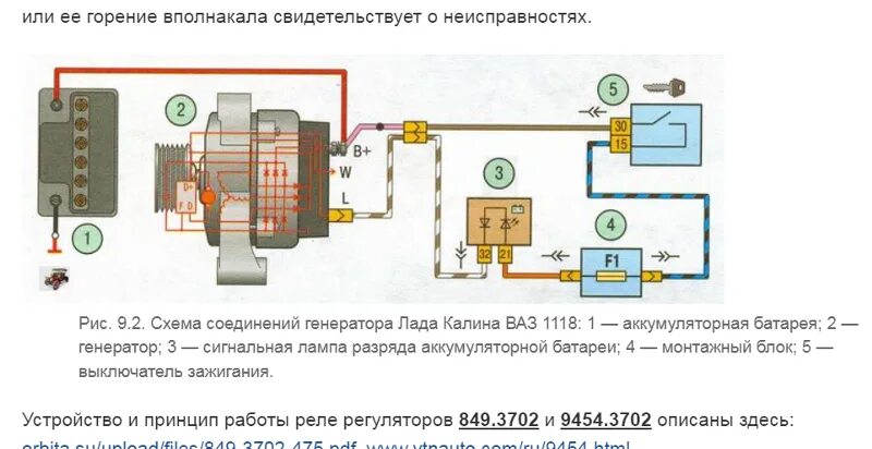 Подключение генератора лада гранта Ответы Mail.ru: Куда нужно паять резистор, для возбуждения генератора калина