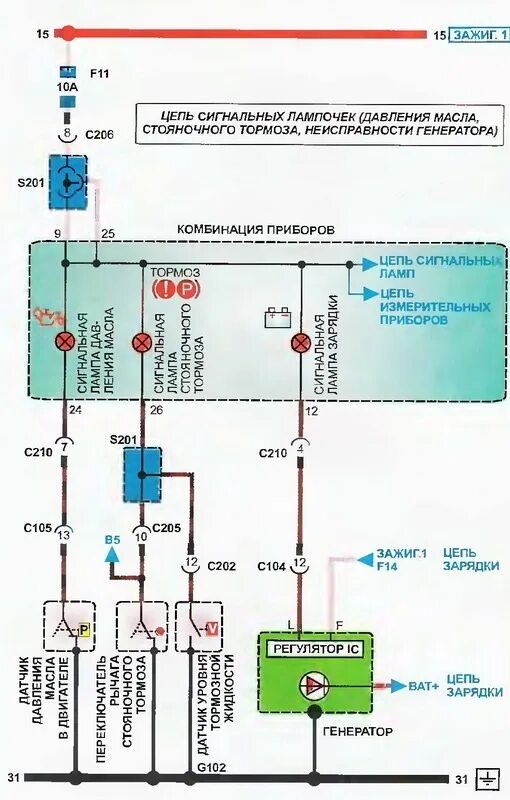 Подключение генератора ланос схема Электросхемы автомобиля Chevrolet Lanos - Chevrolet Lanos, 1,5 л, 2009 года элек