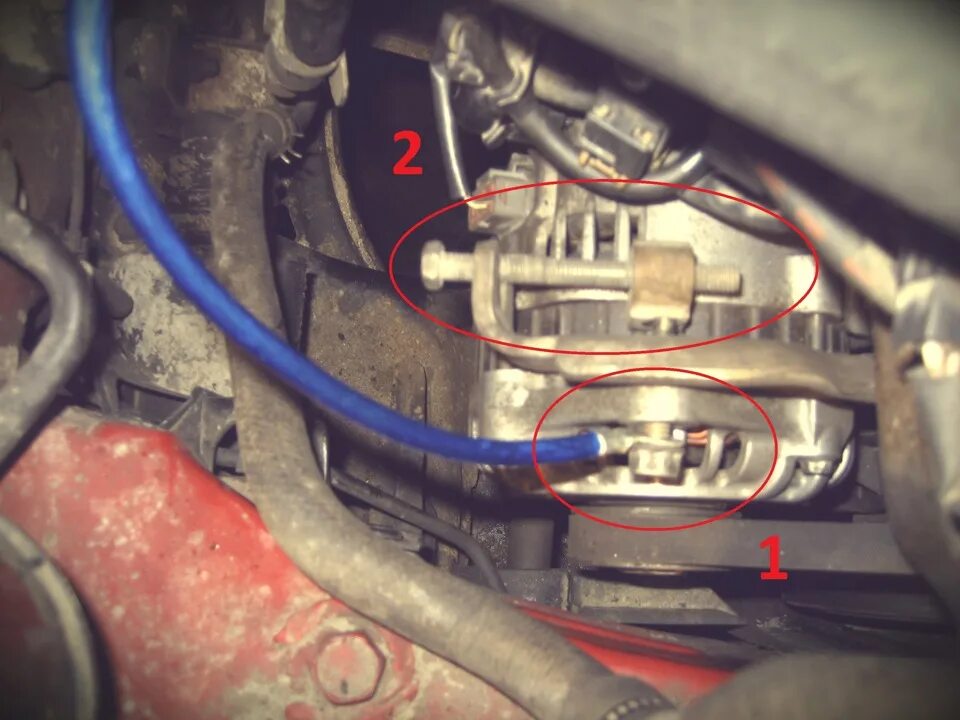 Подключение генератора мазда 626 Замена подшипников генератора - Mazda 323 V, 1,8 л, 1997 года своими руками DRIV