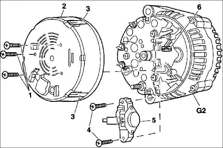 Подключение генератора мерседес 124 Ремонт генератора - Mercedes-Benz C-class (W202), 1,8 л, 1994 года своими руками