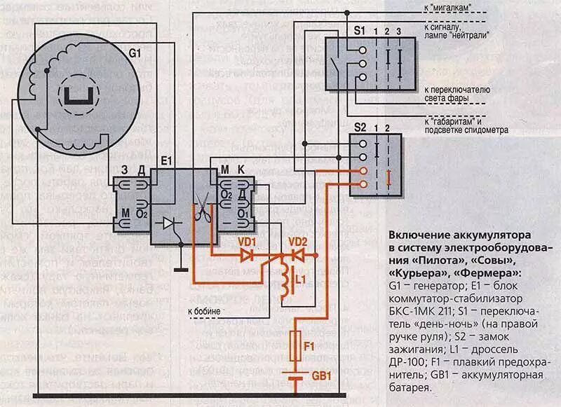 Подключение генератора минск к коммутатору Переделка проводки Минск Лидер. - Сообщество "Околоколесица (мотоциклы, ATV, гид