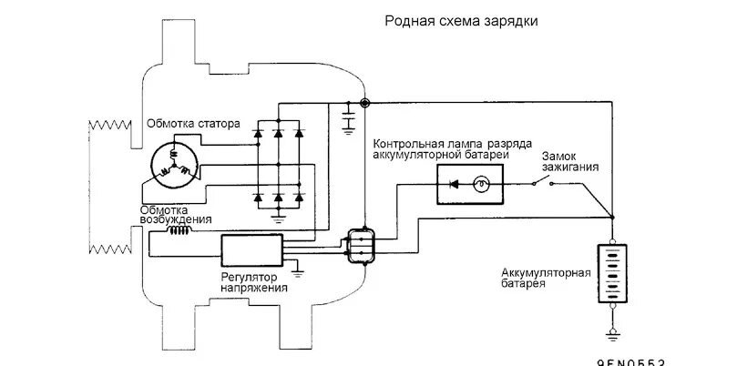 Подключение генератора мицубиси Ремонт генератора с Carisma, РН (щетки) 1 197 311 525 - Toyota Corolla (90), 1,3