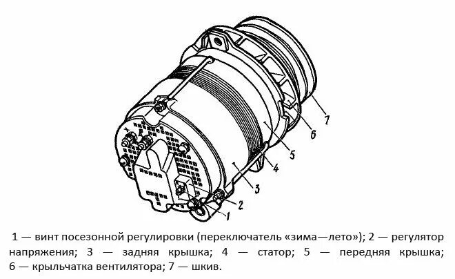 Подключение генератора мтз 1221 Схема электрооборудования трактора Т-40М, Т-40АМ, Т-40АНМ со стартером " Схемы п