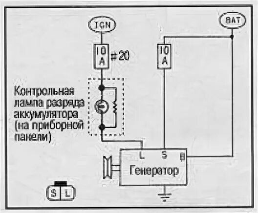 Подключение генератора nissan Помогите с генератором! - Nissan Wingroad (Y11), 1,8 л, 2000 года поломка DRIVE2