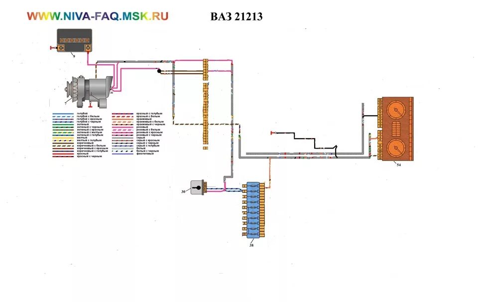 Подключение генератора нива 21213 карбюратор Лампочка контроля зарядки против вольтметра. Тема специально для medfisher - Lad