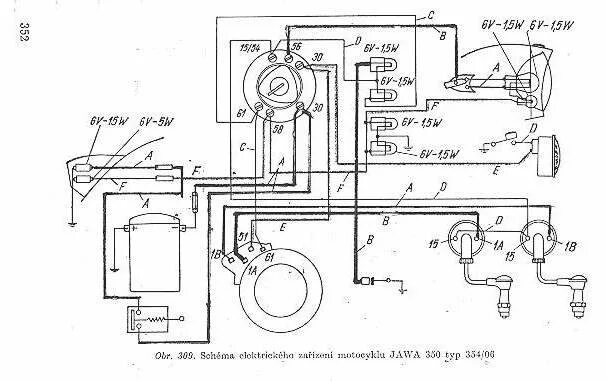 Подключение генератора от мотоцикла ява 350 старушка Mészárlás gége Utat tör elektromos bekötési rajz motorkerékpárhoz vastagság agy 