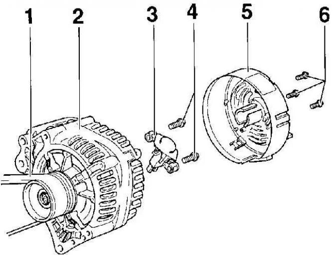 Подключение генератора пассат б5 Volkswagen Passat 1996-2005: Generator device (Electrical equipment / Power devi