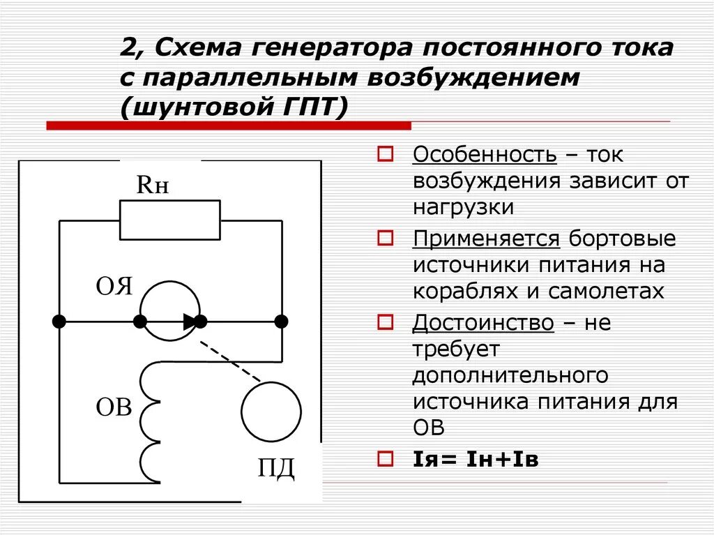 Подключение генератора постоянного тока Генератор независимого тока: найдено 89 изображений