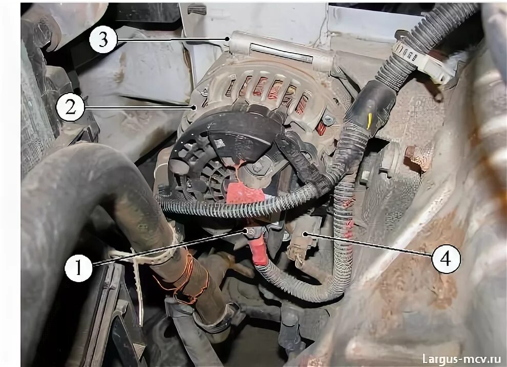 Подключение генератора рено логан Замена генератора Lada Largus / Лада Ларгус