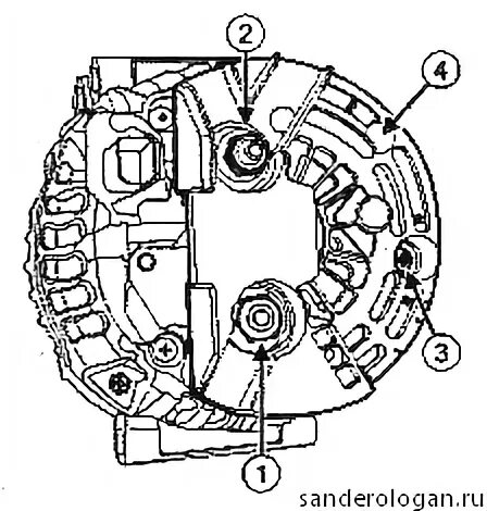 Подключение генератора рено сандеро Ремонт и разборка генератора Рено Логан Сандеро (Renault Sandero Logan)