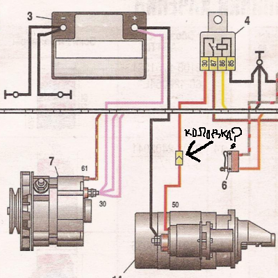 Подключение генератора стартера ваз Куда идут провода от генератора ваз 2114 фото PK-Motors.ru