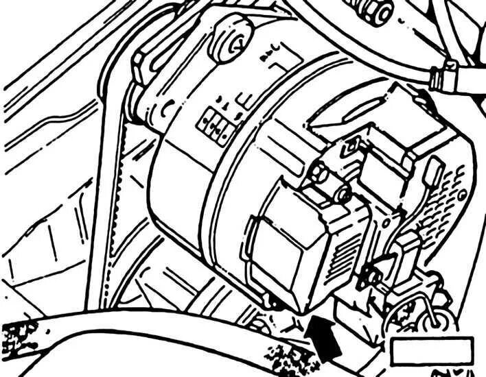 Подключение генератора т4 abl Ремонт Фольксваген Транспортер Замена графитовых щеток генератора и проверка рег
