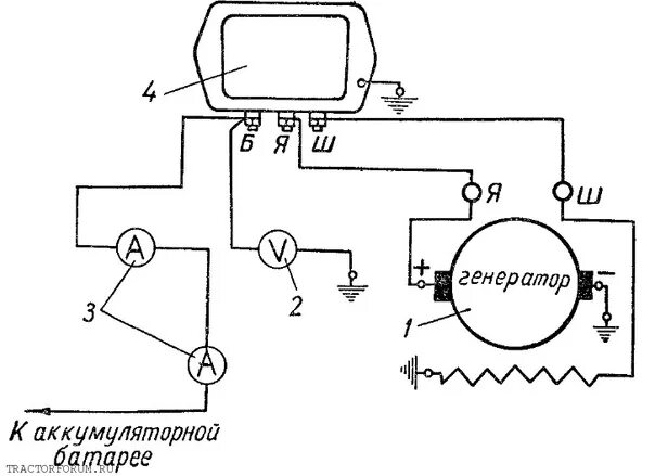 Подключение генератора трактора т40 Сгорел генератор. Можно ли поставить жигулевский и как правильно подключить, чер