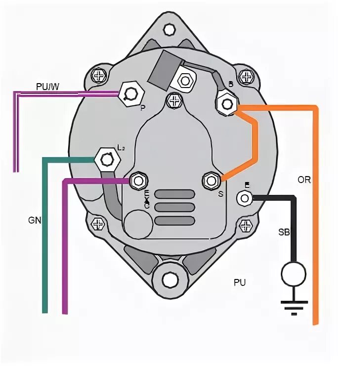 Подключение генератора вольво Volvo Penta Wiring Diagram