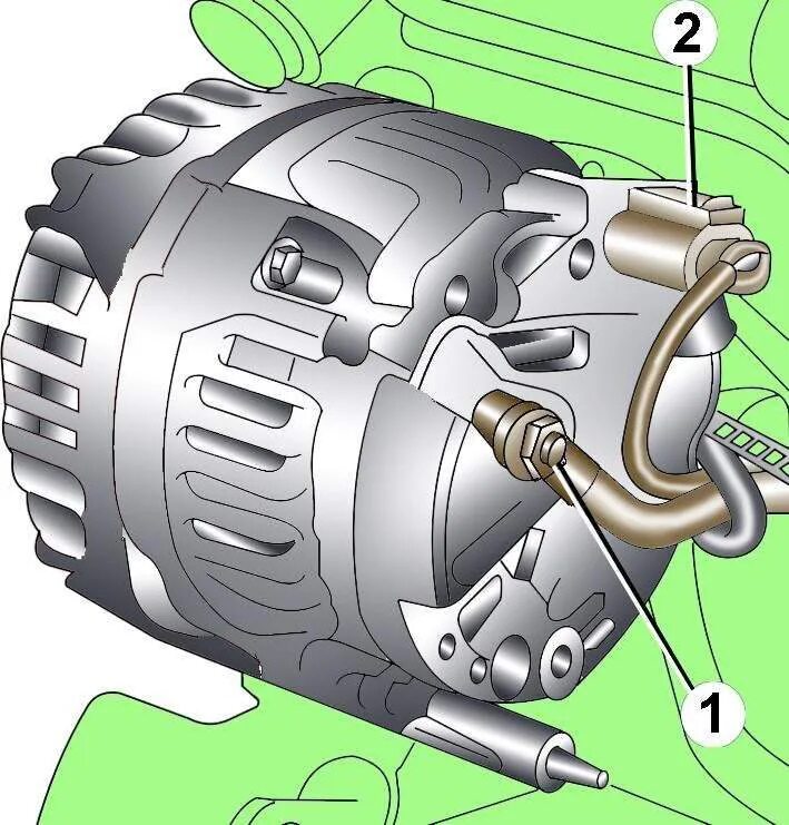Подключение генератора vw Ремонт генератора - Audi Q5 (1G), 2 л, 2013 года визит на сервис DRIVE2